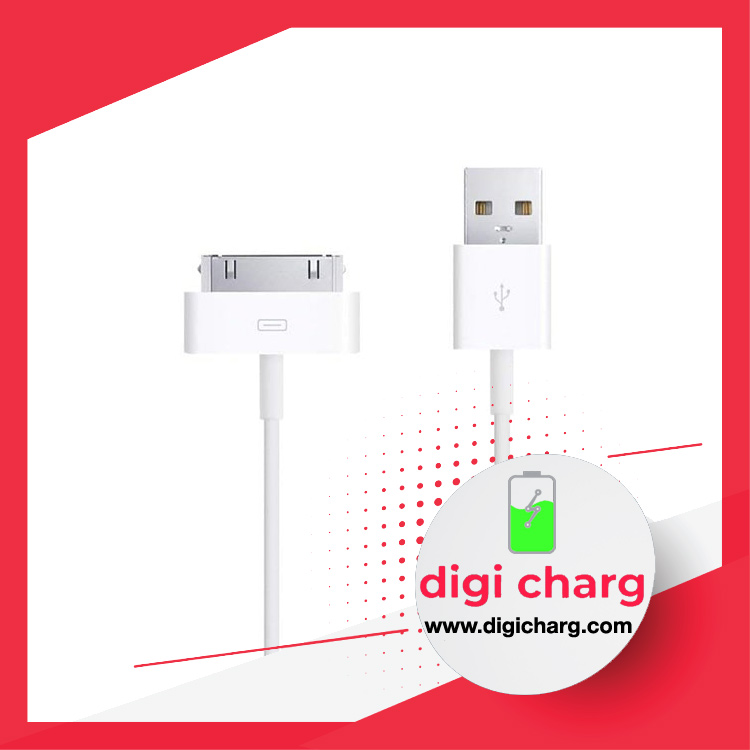 کابل اصلی شارژ آیفون 30 پین