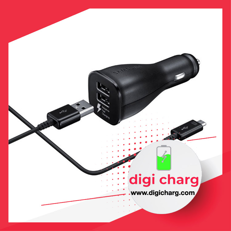 شارژر فندکی سریع با کابل سامسونگ شارژر فندکی سریع با کابل سامسونگ