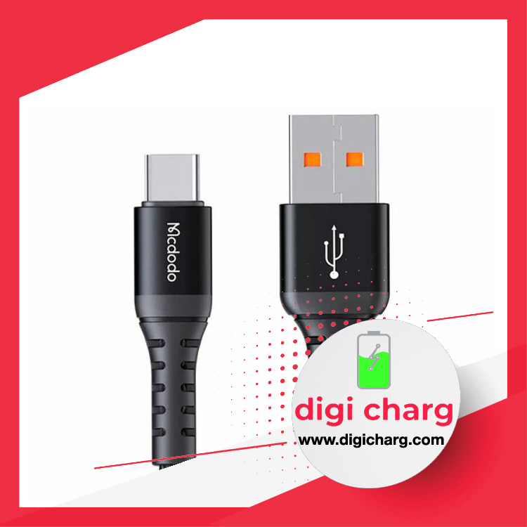 کابل-شارژ-تایپ-سی-1m-مک-دودو کابل شارژ تایپ سی 1 متر مک دودو