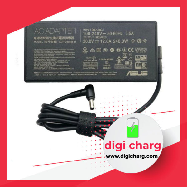 آداپتور لپتاپ ایسوس 20V 12A سوزن دار