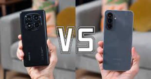 مقایسه گوشی سامسونگ A56 با شیائومی Redmi Note 14 Pro