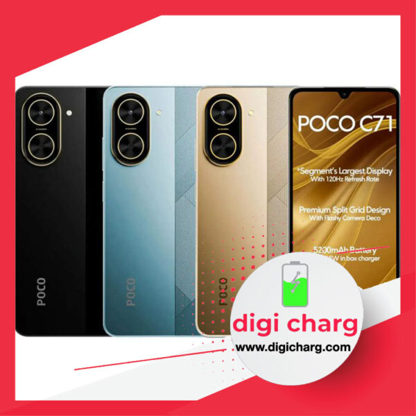 گوشی موبایل شیائومی مدل Poco C71 ظرفیت 128 گیگابایت رم 4 گیگابایت