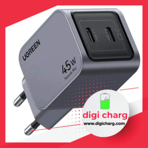 شارژر دیواری 45 وات دو پورت USB-C یوگرین مدل ugreen X707