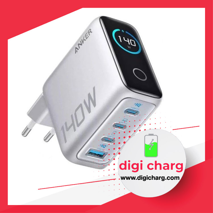 شارژر-۱۴۰-واتی-انکر-مدل-Anker-140W-GaN-4-Port-B2697