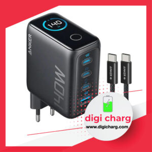 شارژر دیواری ۱۴۰ واتی انکر مدل Anker 140W GaN 4 Port B2697
