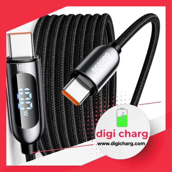 کابل شارژ USB-C به USB-C بیسوس 1M مدل Baseus Fast 100W