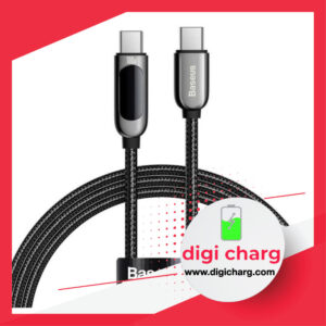 کابل تبدیل USB-C به USB-C بیسوس مدل Display Fast 100W طول 1 متر