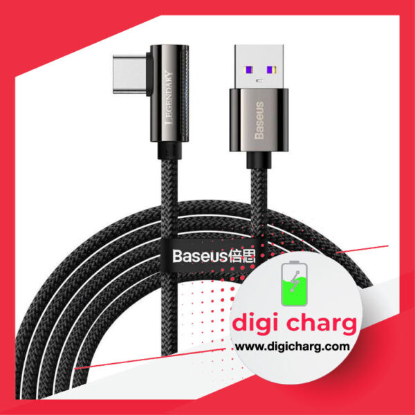 کابل تبدیل USB به USB-C بیسوس 2 متر مدل 66W گیمینگ Baseus