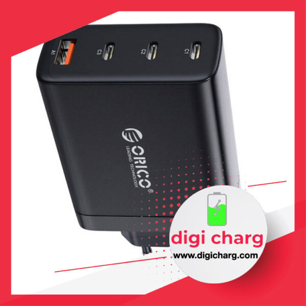 شارژر دیواری 100 وات 4 پورت اوریکو مدل ORICO PV100-1U3C