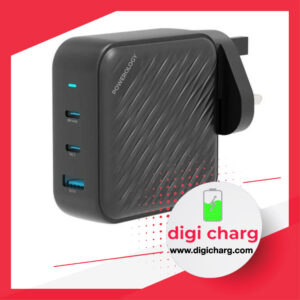 شارژر دیواری 140 وات سه پورت پاورولوژی مدل Powerology PWCUQC022