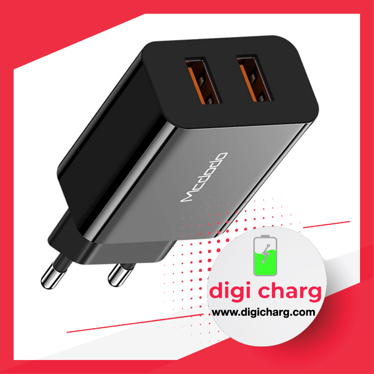 شارژر-دیواری--18-وات-دو-پورت-مک-دودو-مدل-Mcdodo-CH-8910