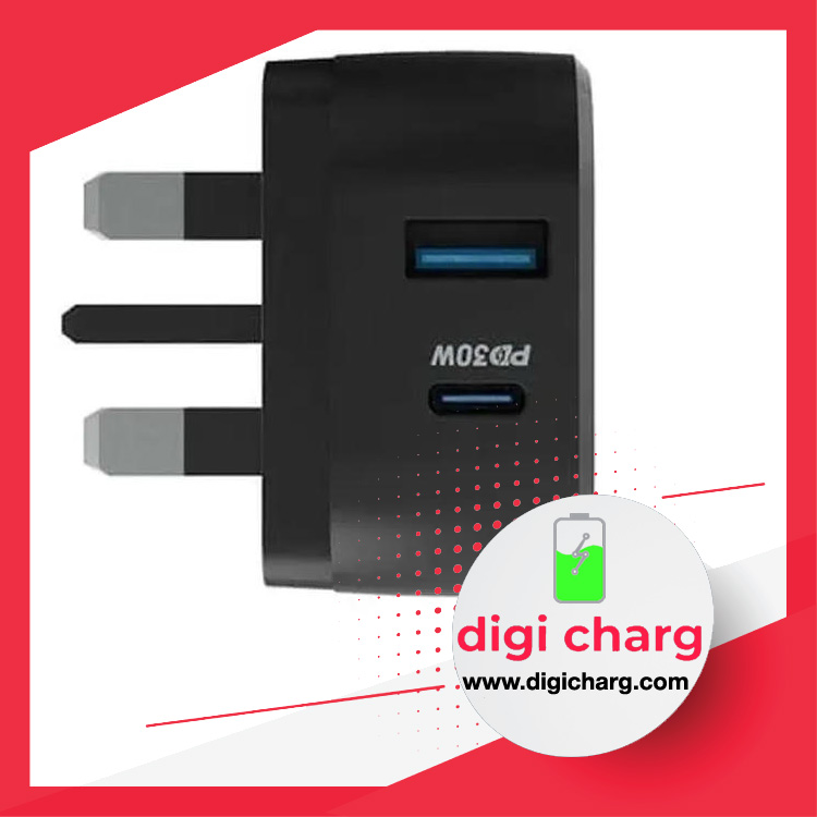 شارژر-دیواری-30-وات--پاورولوژی-مدل-Powerology-PWCUQC002