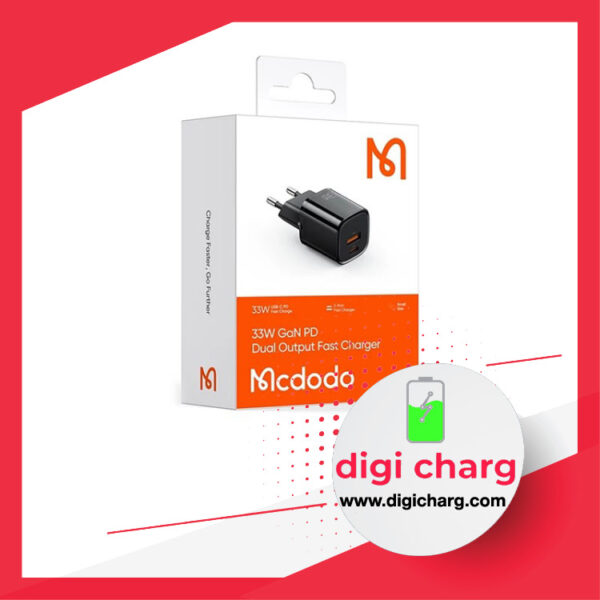 شارژر دیواری 33 وات دو پورت مک دودو مدل Mcdodo CH-0151