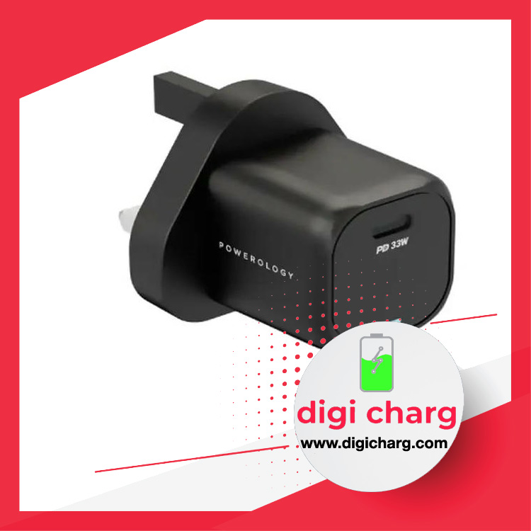 شارژر-دیواری-33-وات-پاورولوژی-مدل-Powerology-PWCUQC010