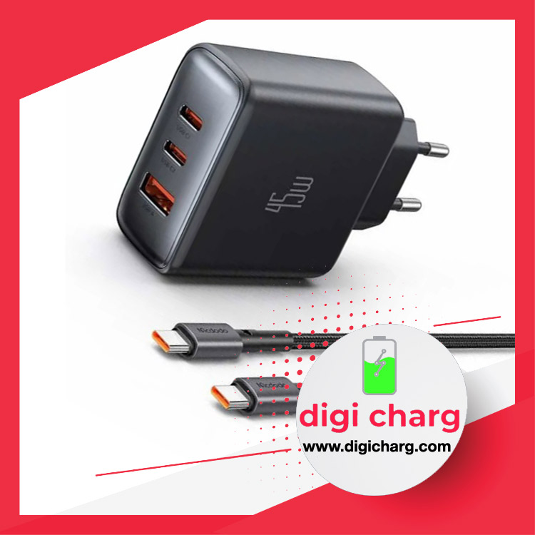 شارژر دیواری 45 وات سه پورت مک دودو مدل Mcdodo CH-486