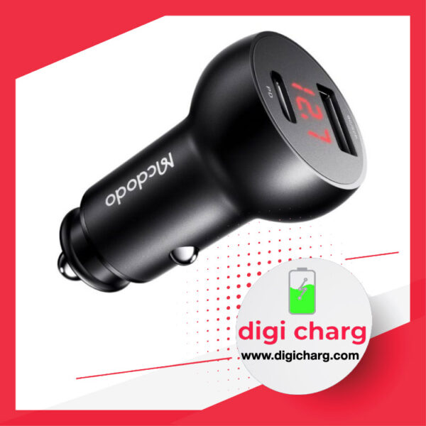 شارژر فندکی 30 وات دو پورت مک دودو مدل Mcdodo CC-6810 PD