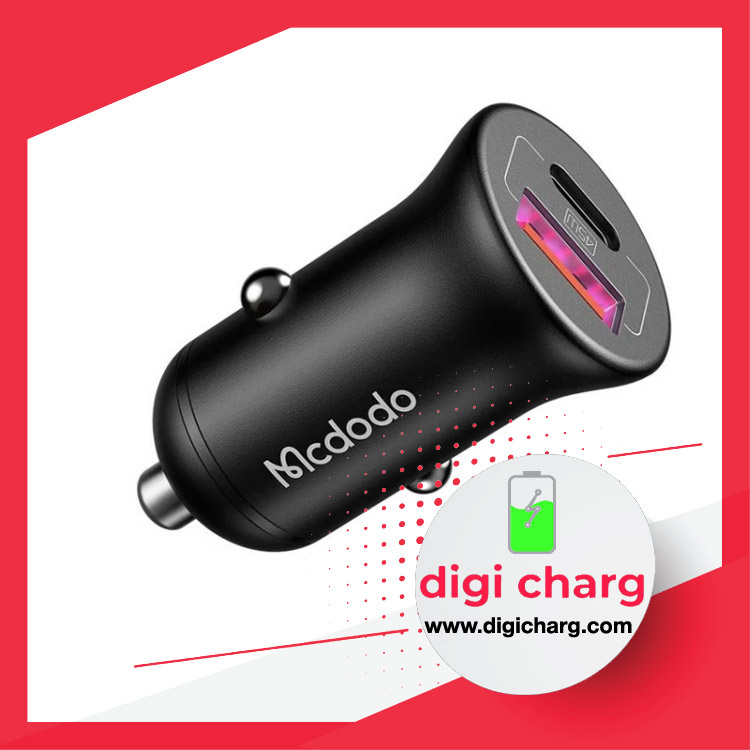 شارژر-فندکی--45-وات-دو-پورت-مک-دودو--مدل-Mcdodo-CC-268