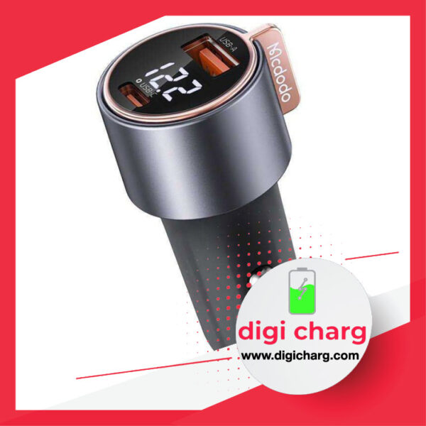 شارژر فندکی 75 وات دو پورت مک دودو مدل Mcdodo CC-3690