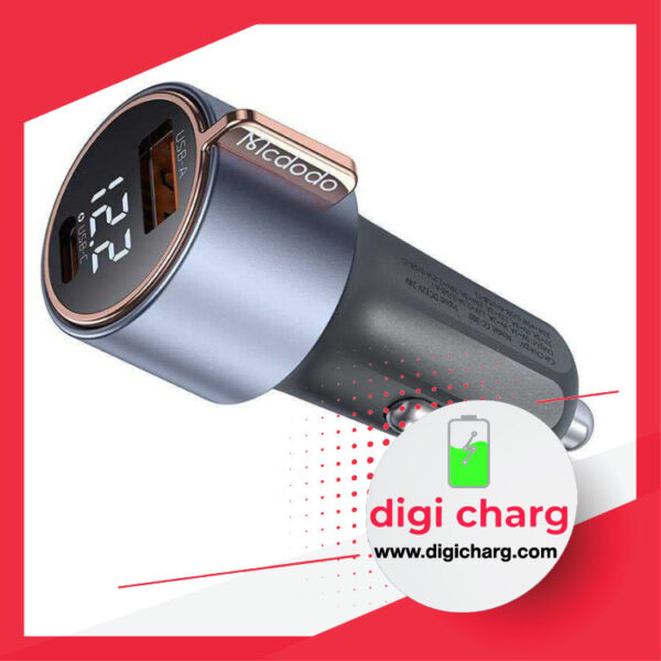 شارژر فندکی 75 وات دو پورت مک دودو مدل Mcdodo CC-3690