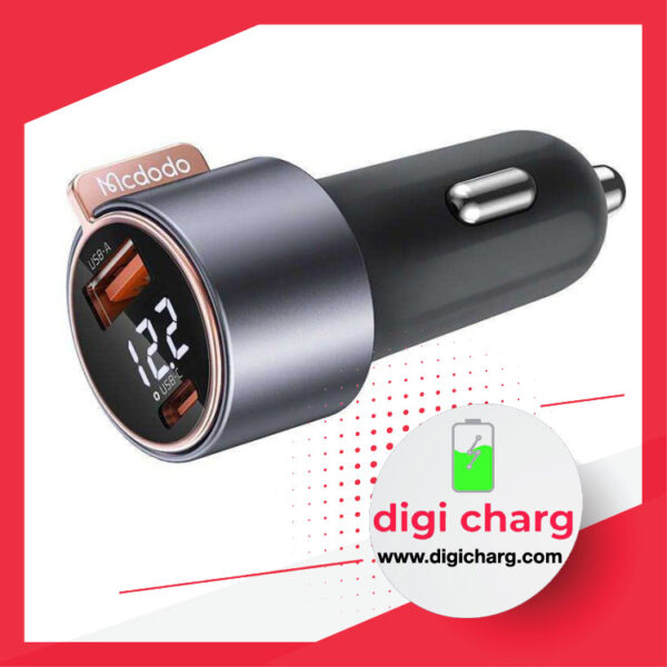 شارژر فندکی 75 وات دو پورت مک دودو مدل Mcdodo CC-3690