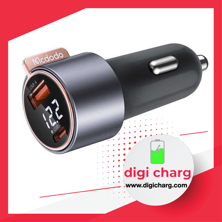 شارژر فندکی 75 وات دو پورت مک دودو مدل Mcdodo CC-3690