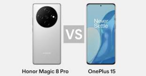مقایسه گوشی آنر مجیک 8 پرو با وان پلاس 15