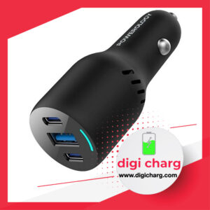شارژر فندکی 85 وات سه پورت پاورولوژی مدل Powerology PCCSR014